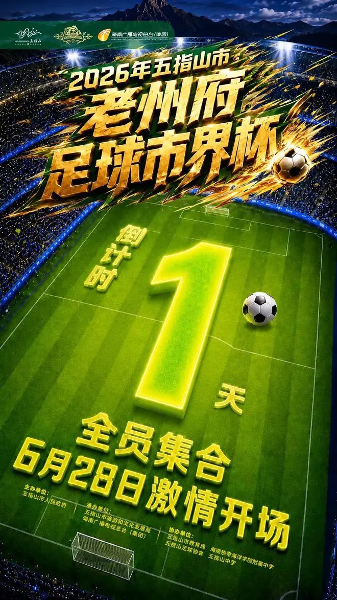 2026年五指山市老州府足球市界杯精彩瞬间